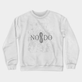 No 8 Do - No me ha dejado Seville Spain overlay map Crewneck Sweatshirt